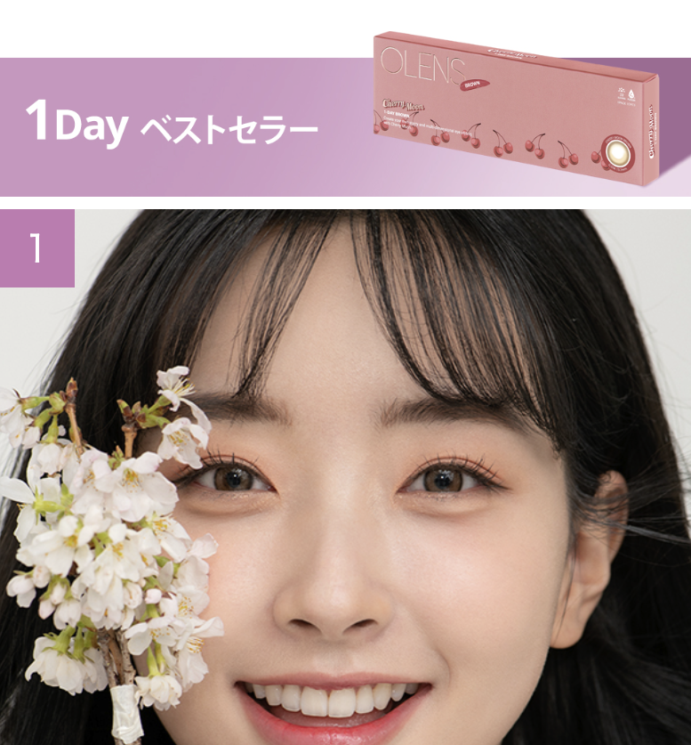 POPLENSの１Dayベストセラー